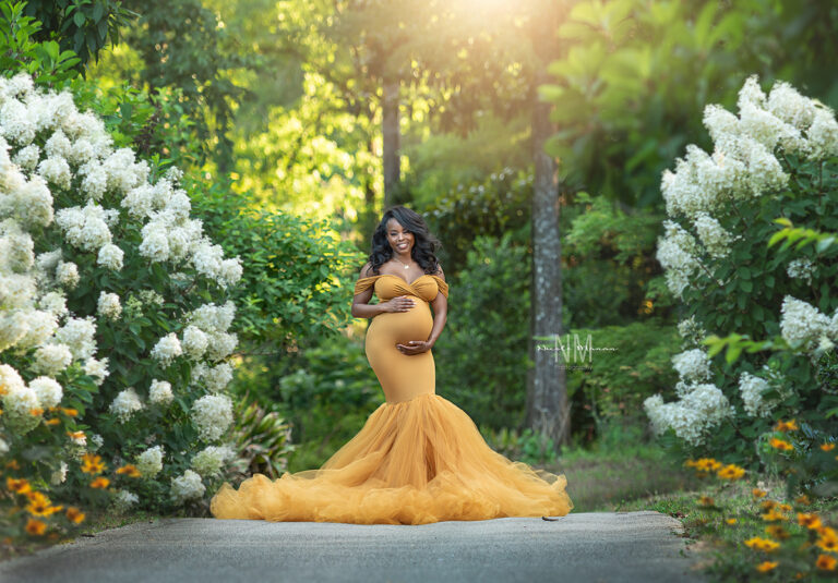 Goddess Outdoor Maternity Session at Callaway Gardens